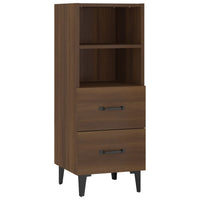 Thumbnail for Sideboard Braun Eichen-Optik 34,5x34x90 cm Holzwerkstoff