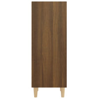 Thumbnail for Sideboard Braun Eichen-Optik 34,5x32,5x90 cm Holzwerkstoff