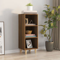 Thumbnail for Sideboard Braun Eichen-Optik 34,5x32,5x90 cm Holzwerkstoff