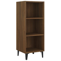 Thumbnail for Sideboard Braun Eichen-Optik 34,5x32,5x90 cm Holzwerkstoff