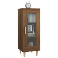 Thumbnail for Sideboard Braun Eichen-Optik 34,5x34x90 cm Holzwerkstoff