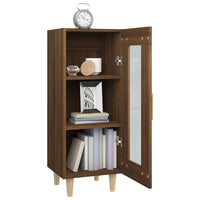 Thumbnail for Sideboard Braun Eichen-Optik 34,5x34x90 cm Holzwerkstoff