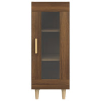 Thumbnail for Sideboard Braun Eichen-Optik 34,5x34x90 cm Holzwerkstoff