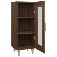 Thumbnail for Sideboard Braun Eichen-Optik 34,5x34x90 cm Holzwerkstoff