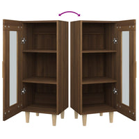 Thumbnail for Sideboard Braun Eichen-Optik 34,5x34x90 cm Holzwerkstoff