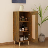 Thumbnail for Sideboard Räuchereiche 34,5x34x90 cm Holzwerkstoff