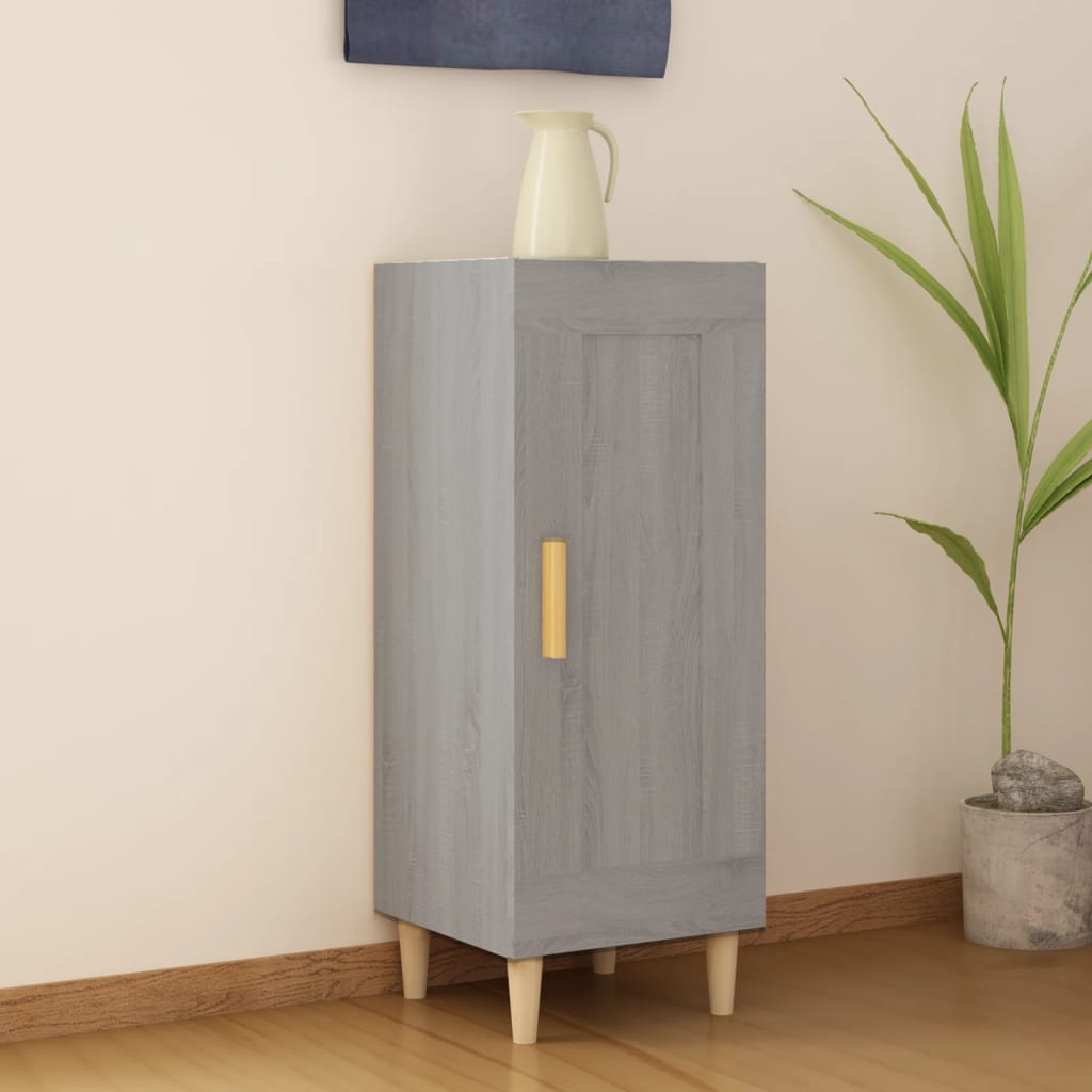 Sideboard Grau Sonoma 34,5x34x90 cm Holzwerkstoff