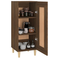 Thumbnail for Sideboard Braun Eichen-Optik 34,5x34x90 cm Holzwerkstoff