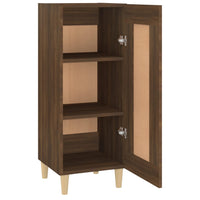 Thumbnail for Sideboard Braun Eichen-Optik 34,5x34x90 cm Holzwerkstoff