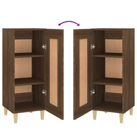 Thumbnail for Sideboard Braun Eichen-Optik 34,5x34x90 cm Holzwerkstoff