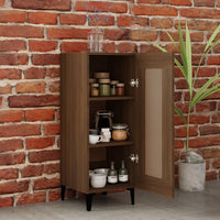 Thumbnail for Sideboard Braun Eichen-Optik 34,5x34x90 cm Holzwerkstoff