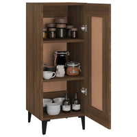 Thumbnail for Sideboard Braun Eichen-Optik 34,5x34x90 cm Holzwerkstoff