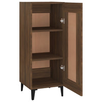 Thumbnail for Sideboard Braun Eichen-Optik 34,5x34x90 cm Holzwerkstoff