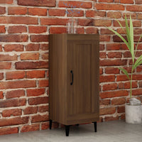 Thumbnail for Sideboard Braun Eichen-Optik 34,5x34x90 cm Holzwerkstoff