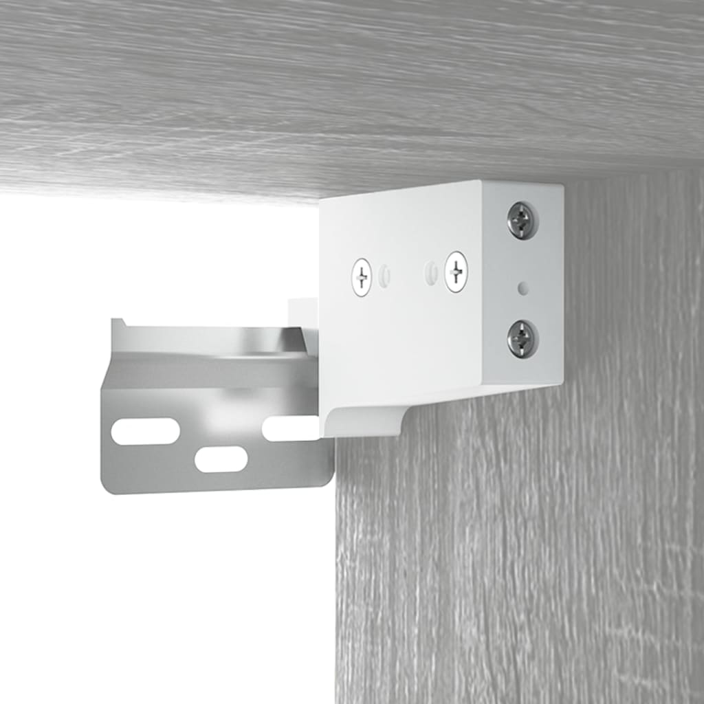 Hängeschrank Grau Sonoma 34,5x34x90 cm