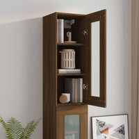 Thumbnail for Hängeschrank Braun Eichen-Optik 34,5x34x90 cm