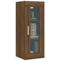 Thumbnail for Hängeschrank Braun Eichen-Optik 34,5x34x90 cm