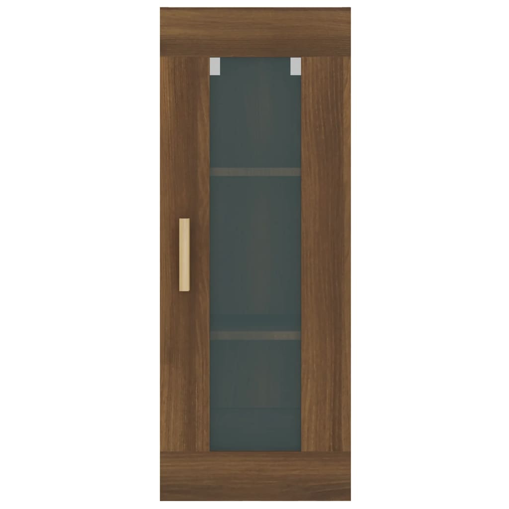 Hängeschrank Braun Eichen-Optik 34,5x34x90 cm