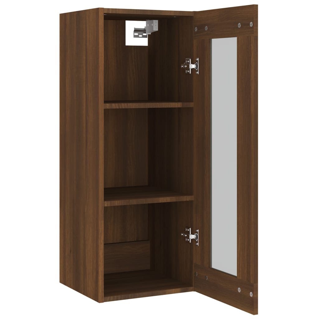Hängeschrank Braun Eichen-Optik 34,5x34x90 cm
