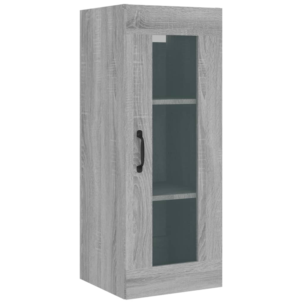 Hängeschrank Grau Sonoma 34,5x34x90 cm