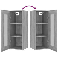 Thumbnail for Hängeschrank Grau Sonoma 34,5x34x90 cm