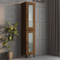 Thumbnail for Hängeschrank Braun Eichen-Optik 34,5x34x90 cm