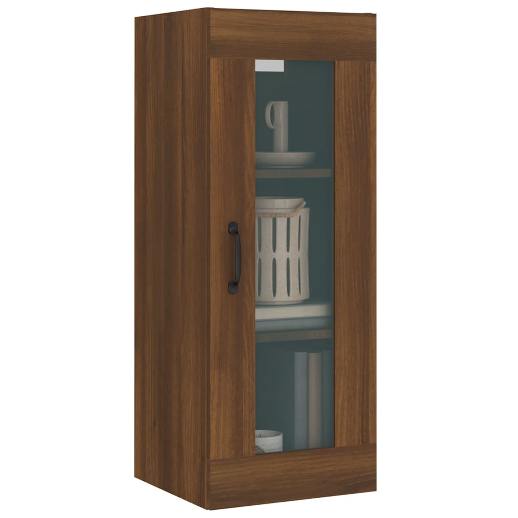 Hängeschrank Braun Eichen-Optik 34,5x34x90 cm