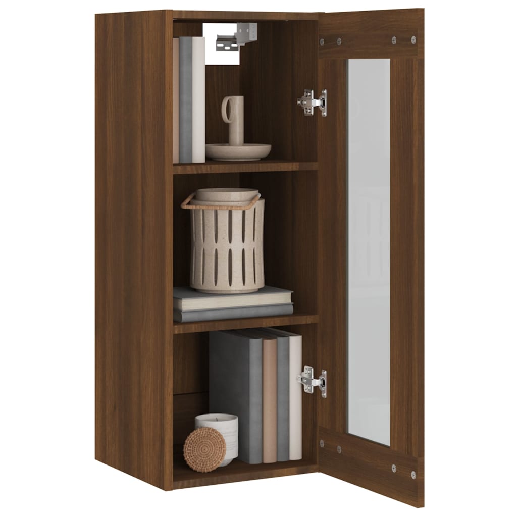 Hängeschrank Braun Eichen-Optik 34,5x34x90 cm