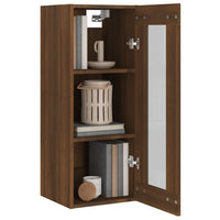 Thumbnail for Hängeschrank Braun Eichen-Optik 34,5x34x90 cm