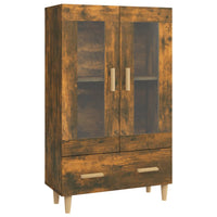 Thumbnail for Highboard Räuchereiche 70x31x115 cm Holzwerkstoff