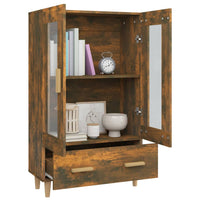 Thumbnail for Highboard Räuchereiche 70x31x115 cm Holzwerkstoff
