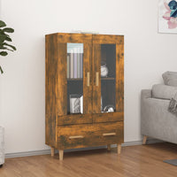 Thumbnail for Highboard Räuchereiche 70x31x115 cm Holzwerkstoff