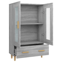 Thumbnail for Highboard Grau Sonoma 70x31x115 cm Holzwerkstoff