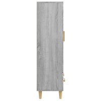 Thumbnail for Highboard Grau Sonoma 70x31x115 cm Holzwerkstoff
