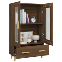 Thumbnail for Highboard Braun Eichen-Optik 70x31x115 cm Holzwerkstoff