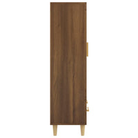 Thumbnail for Highboard Braun Eichen-Optik 70x31x115 cm Holzwerkstoff