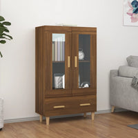 Thumbnail for Highboard Braun Eichen-Optik 70x31x115 cm Holzwerkstoff