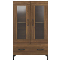 Thumbnail for Highboard Braun Eichen-Optik 70x31x115 cm Holzwerkstoff
