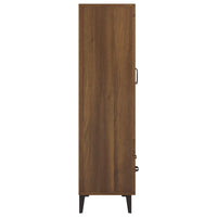 Thumbnail for Highboard Braun Eichen-Optik 70x31x115 cm Holzwerkstoff