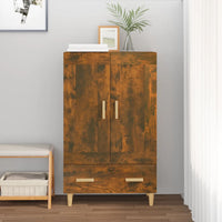 Thumbnail for Highboard Räuchereiche 70x31x115 cm Holzwerkstoff