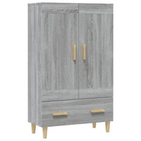 Thumbnail for Highboard Grau Sonoma 70x31x115 cm Holzwerkstoff