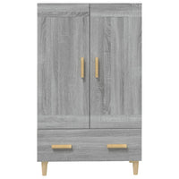 Thumbnail for Highboard Grau Sonoma 70x31x115 cm Holzwerkstoff