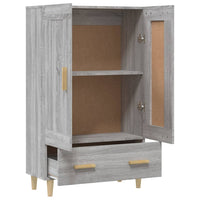 Thumbnail for Highboard Grau Sonoma 70x31x115 cm Holzwerkstoff