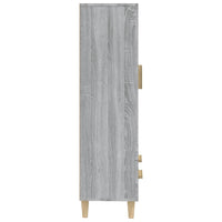 Thumbnail for Highboard Grau Sonoma 70x31x115 cm Holzwerkstoff
