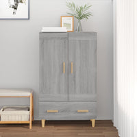 Thumbnail for Highboard Grau Sonoma 70x31x115 cm Holzwerkstoff