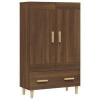 Thumbnail for Highboard Braun Eichen-Optik 70x31x115 cm Holzwerkstoff