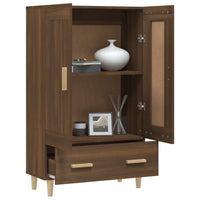 Thumbnail for Highboard Braun Eichen-Optik 70x31x115 cm Holzwerkstoff