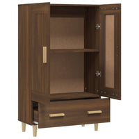 Thumbnail for Highboard Braun Eichen-Optik 70x31x115 cm Holzwerkstoff