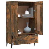 Thumbnail for Highboard Räuchereiche 70x31x115 cm Holzwerkstoff