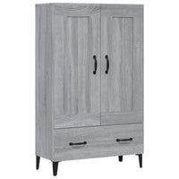 Thumbnail for Highboard Grau Sonoma 70x31x115 cm Holzwerkstoff